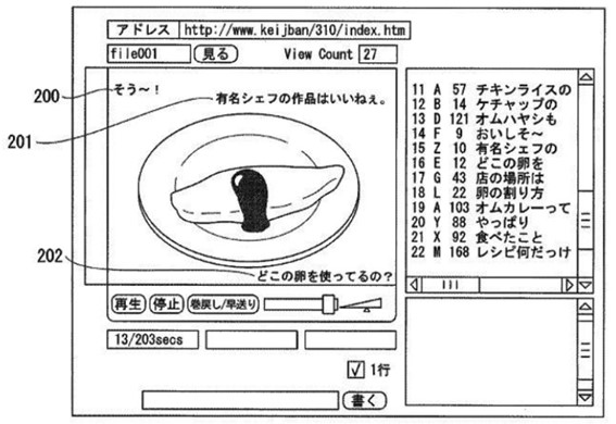 発明の名称「コメント配信システム」